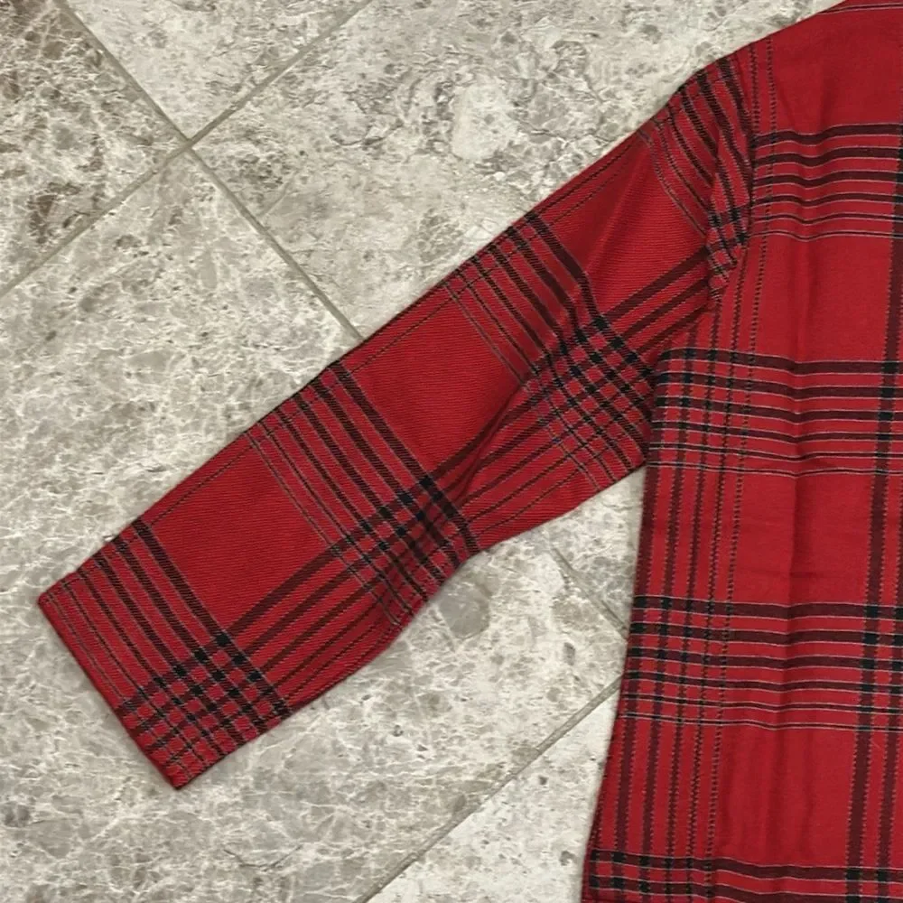 Lands End X Blake Shelton Plaid Flannel Pajama Set Boys Size 4 NEW